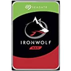 Seagate 3,5-tums 1 TB IronWolf intern hårddisk för 1-8 Bay NAS-system – silver