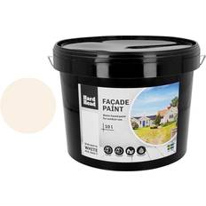 Fasadfärg HARD HEAD Fasadfärg Semi matte Vit 10L