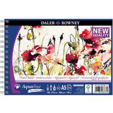 Daler Rowney Aquafine WC textur spiral resebok A5 300G 12SH