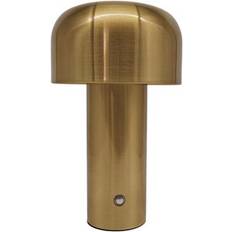 LEDlife Mushroom Guld, genopladelig Bordlampe