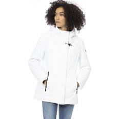 Baldinini Trend White Polyester Jackets & Coat