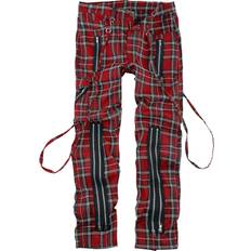 Banned Avengence Check Cloth Trousers red