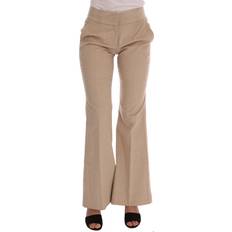 Kasjmir Jeans Ermanno Scervino Beige Cotton Bootcut Pants IT38