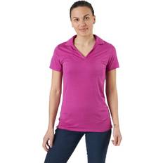 Pink - Woman Polo Shirts Puma Golf Cloudspun Coast Polo Festival - Fuchsia Heather