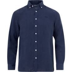 Sebago Tøj Sebago Skjorte Linen Shirt Blå