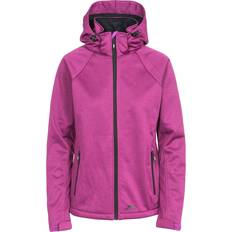 Purple - Softshell Jacket Jackets Trespass Womens Softshell Jacket Windproof Angela Purple