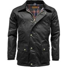 Waxed Jackets Game Barker Antique Wax Jacket Black