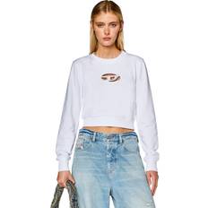 Diesel Tröjor Diesel Sweatshirt Med Hoodie - Vit