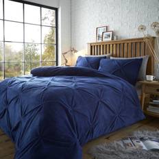 Textiles Smart Living Luxury Teddy Bear Fleece Chiswick Pintuck Blue