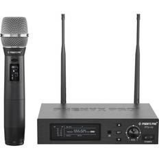 Phenyx Pro Phenyx Pro True Diversity Wireless Microphone System, Professional-Grade Cordless Mic Set w/Auto Scan & Lock Function, 1000 channels, Ideal for Stage