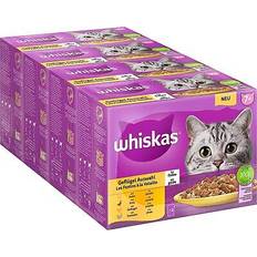Whiskas Våtfoder Husdjur Whiskas 7+ Kattfoder Med Fågel Gelé 12 x 85 g