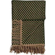 Røros Tweed Plaid Isak 150x210 cm Vert/Beige Couverture Gris (210x150cm)