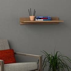 Beige Wall Shelves Decortie Simple Modern Floating Wall Shelf