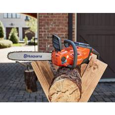 Garden Power Tools Husqvarna Husqvarna 14 Inch 120i Cordless Battery Powered Chainsaw Battery Included,Orange