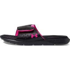 Damen - Stoff Slides Under Armour Ignite 7 SL Damen Pantoletten - Schwarz/Schwarz/Pink