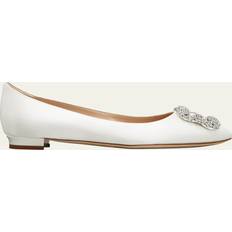 Gray - Men Ballerinas Manolo Blahnik Hangisi Satin Flat