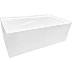 Built-In Bathtubs Kingston Brass VTAM6032R21TS Aqua Eden 60-Inch