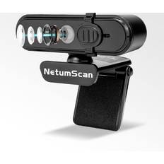 Webcams NetumScan AutoFocus HD 1080P Webcam with Dual Microphone & Privacy Cover, NetumScan Business Webcam USB Web Camera with Wide Angle for Desktop or Laptop Streaming/Video Conferencing/Online Learning 60FPS