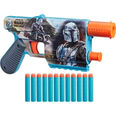 Star Wars Blasters Star Wars NERF The Mandalorian Blaster, 12 Elite Internal Clip, Toy Foam Blasters for 8 Old Boys & Girls & Up