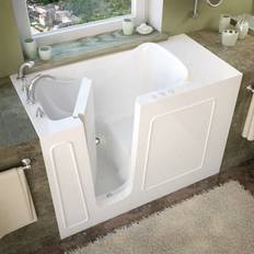 Fiberglass Built-In Bathtubs Meditub MediTub 2653LS 53" Fiberglass Soaking Walk In Tub