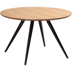 Dan Form Eclipse Oak Veneer/Black Matbord 120cm