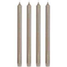 Villa Collection Bougies et Accessoires Villa Collection Aia Taupe Candle 30cm 4pcs