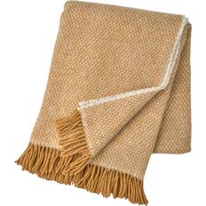 Scandi Living de lana Sandstone 130x180 cm Mustard Manta Amarillo (180x130cm)