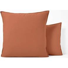 Red Pillow Cases LA REDOUTE INTERIEURS Scenario Plain Sienna Pillow Case Red