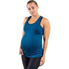 A Zwangerschaps- en voedingskleding BLACC Active Mama Tank Top Blue, Female, Kleding, moederschap, Training, Blauw