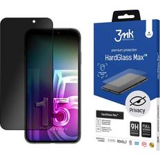 3mk HardGlass Max Privacy iPhone 15 Pro Max 6.7 czarny/black, Fullscreen Glass