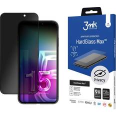 3mk iPhone 15 Pro Max Skärmskydd i Härdat Glas Max Privacy