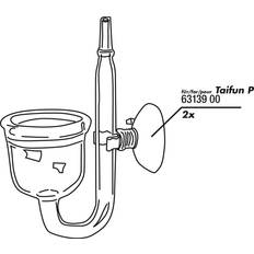 JBL gummihållare, clipsauger, 6