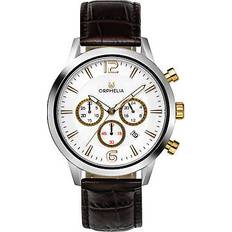 Orphelia brown chronograph tempo or81801