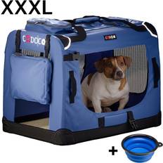 Cadoca Pet Carrier Fabric Dog Cat Rabbit Transport Bag Cage Puppy Crate XXXL