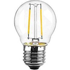 PS E27, 2W, LED Glödlampa, Klot, Varmvit, G45
