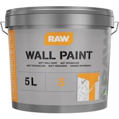 Raw Väggfärg Glans 5 5L Helvit 0500 Väggfärg