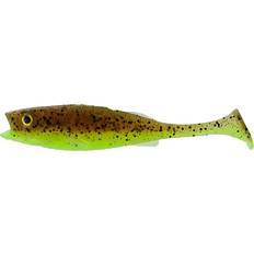Fiskeutrustning LMAB Köfi Perch 11cm 4-pack Green Pumpkin Chartreuse