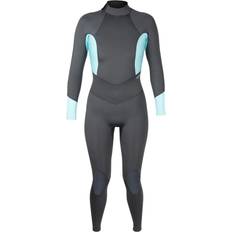 Flatlock Wetsuits Xcel Womens 2023 Axis 4/3mm Back Zip Wetsuit Graphite Gl