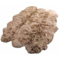 Brown Sheepskin Canora Grey Native Natural Sextuple Light Sheepskin Brown cm