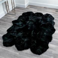 Sheepskin Canora Grey Native Natural Sextuple Sheepskin Black