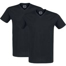 RED by EMP Red Double-Pack V-Neck T-Shirt - Black