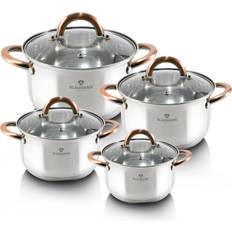 Blaumann Gourmet 8Pc Cookware Set with lid