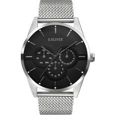 s.Oliver Multi Zifferblatt Quarz mit Edelstahlarmband SO-3574-MM