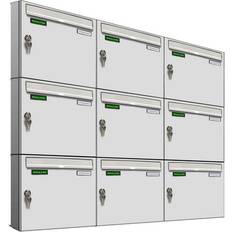 AL Briefkastensysteme Basic 9er 9016