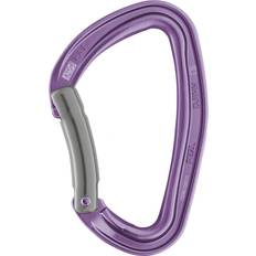 Arrampicata Petzl Moschettone Djinn Bent Viola