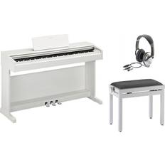 Yamaha ARIUS YDP-145WH Set Weiß Digitalpiano mit Klavierbank und Kopfhörer