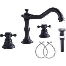 Taps GGStudy GGStudy Bathroom 2 Drain Matt Black