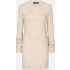 Dolce & Gabbana Llama wool round-neck dress