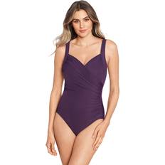 Miraclesuit Must Haves Sanibel Underwire One-Piece Sangria Purple