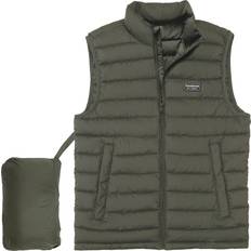 Vests Rokka&Rolla Men's Packable Puffer Vest Jacket Sleeveless Winter Coat